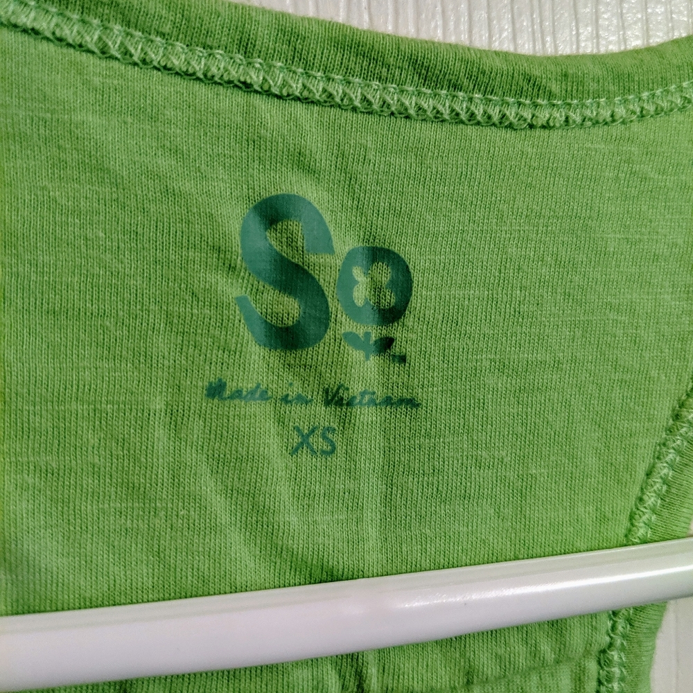 Green Racerback Tank - Picture 2 of 2